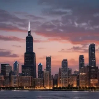 chicago skyline png