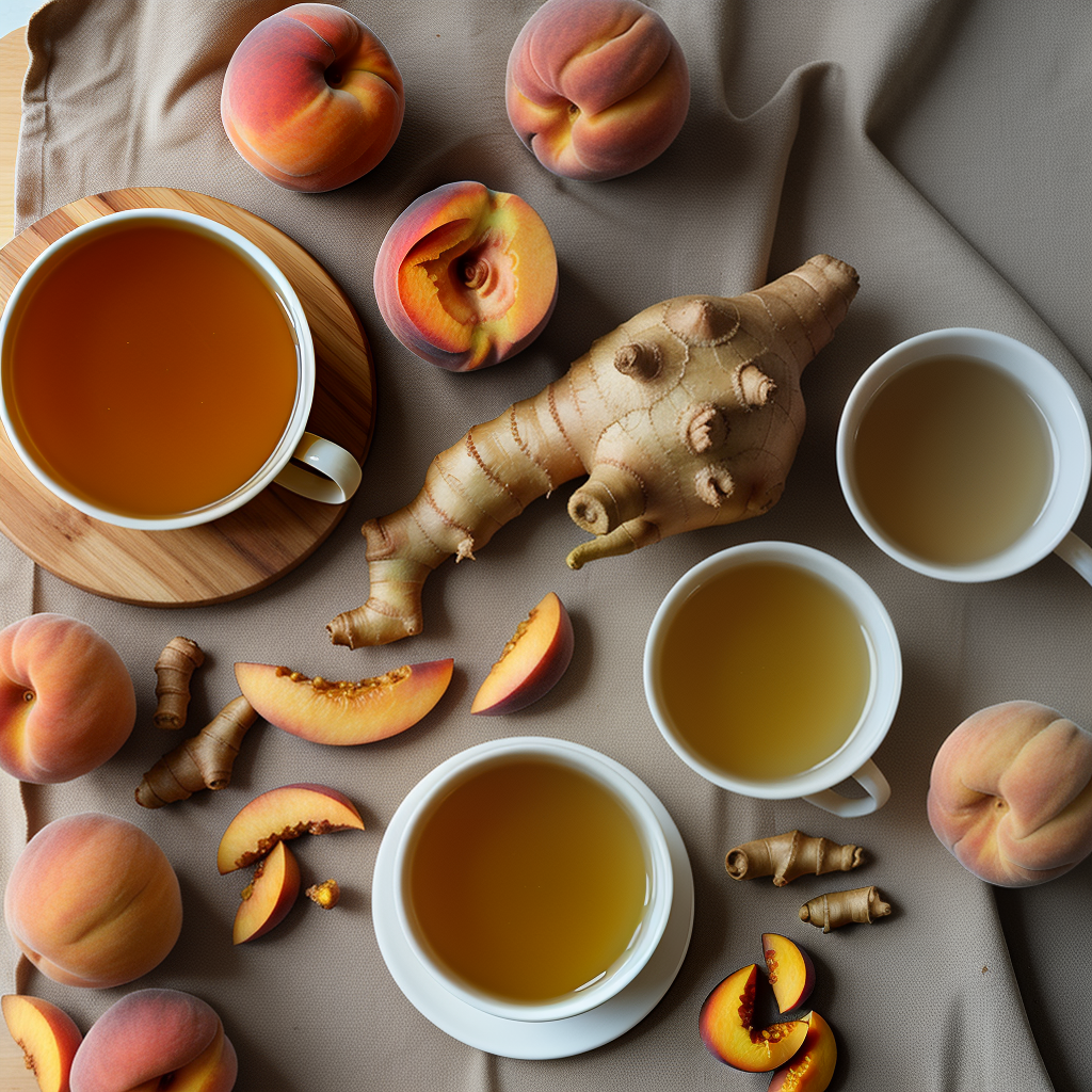 ginger peach turmeric tea benefits