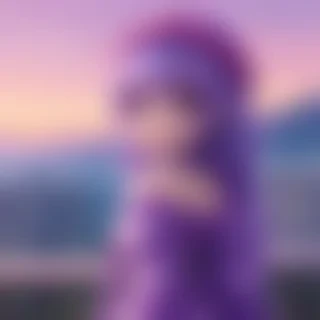 kawaii cute purple wallpaper