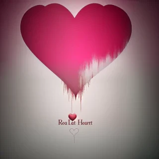 real heart wallpaper