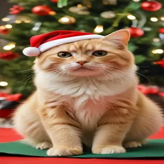 merry christmas cats images
