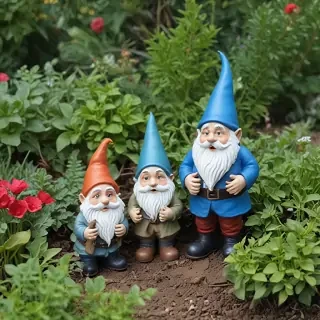garden gnomes