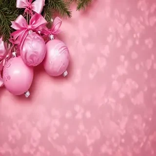 pink christmas desktop wallpaper