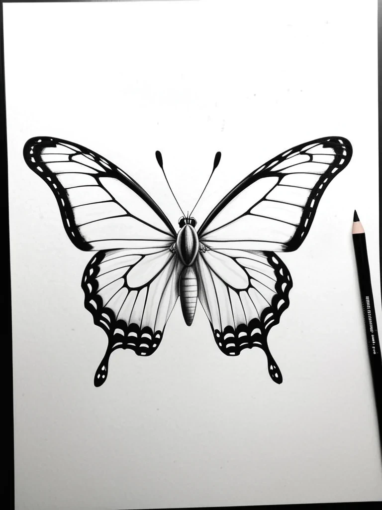 buterfly drawing
