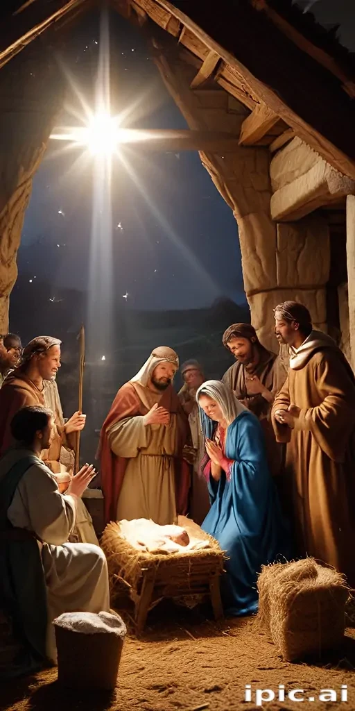 images of the manger scene