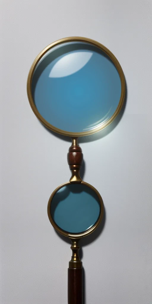 magnifying glass transparent background