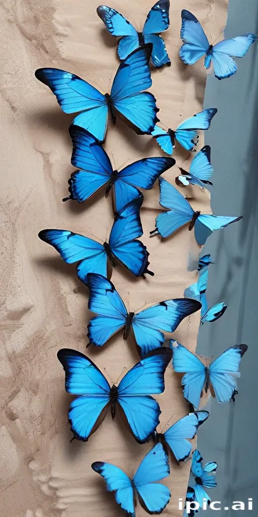 blue butterfly aesthetic