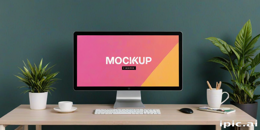 computer mockup free