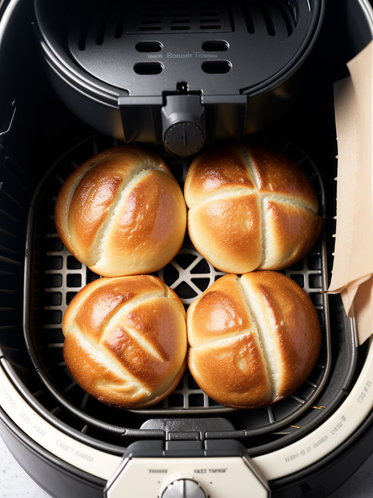 toasted buns in air fryer
