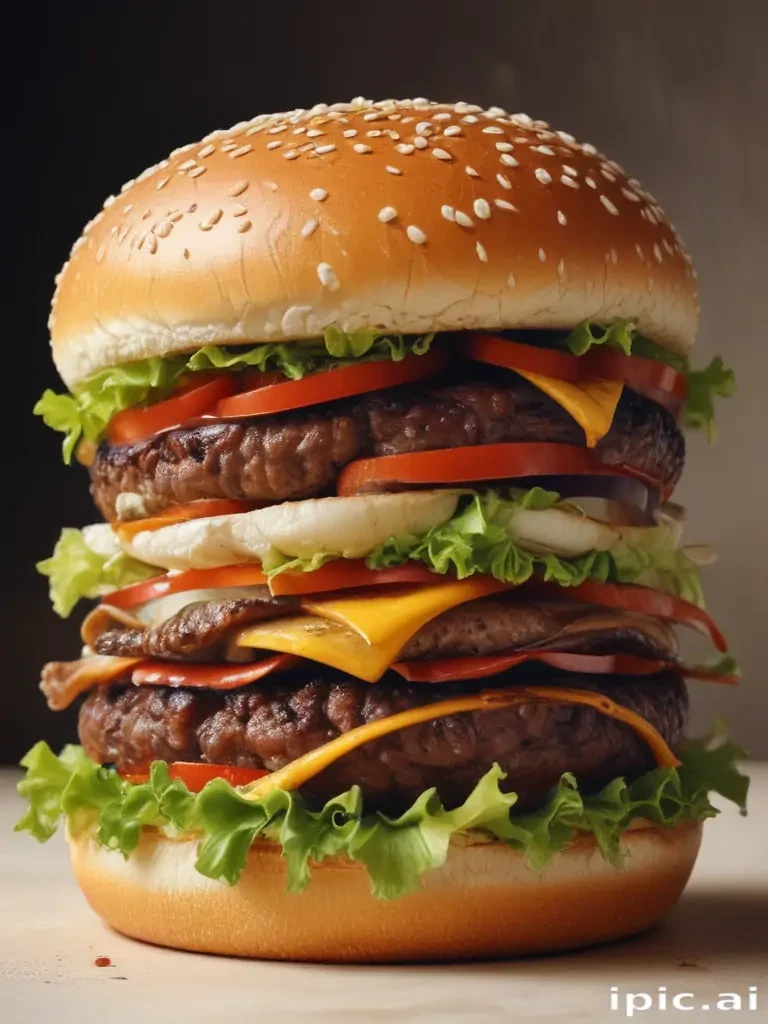 hamburger drawing