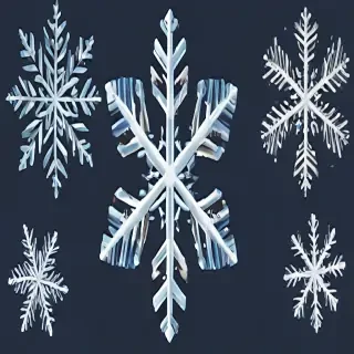 snowflake clipart free