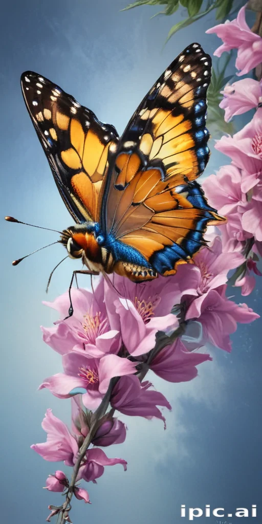 drawing butterflies