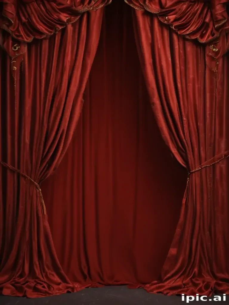 red curtain png