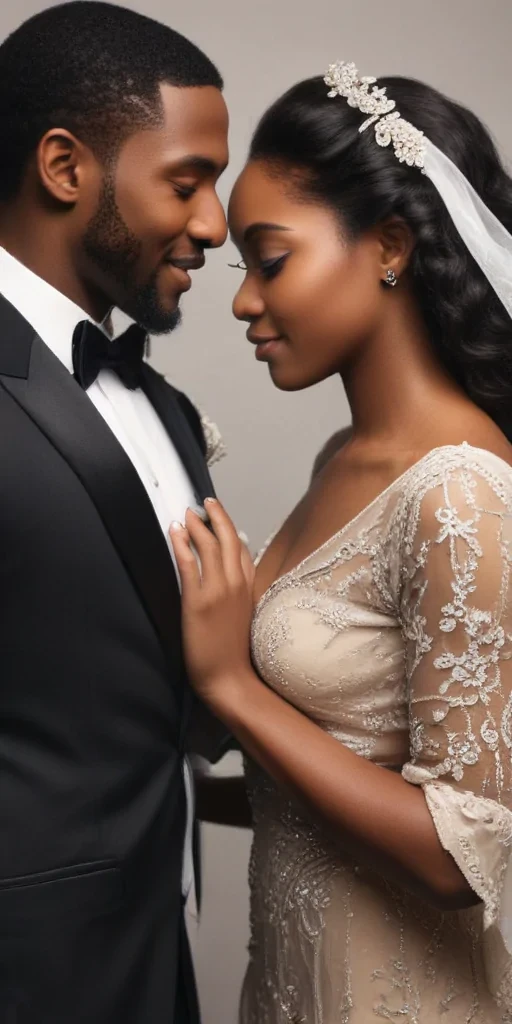 black couple holding hands