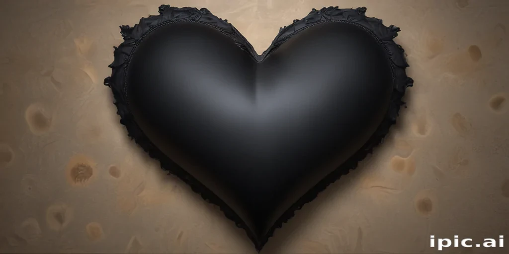 black heart pic