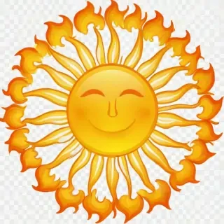 sun clipart transparent