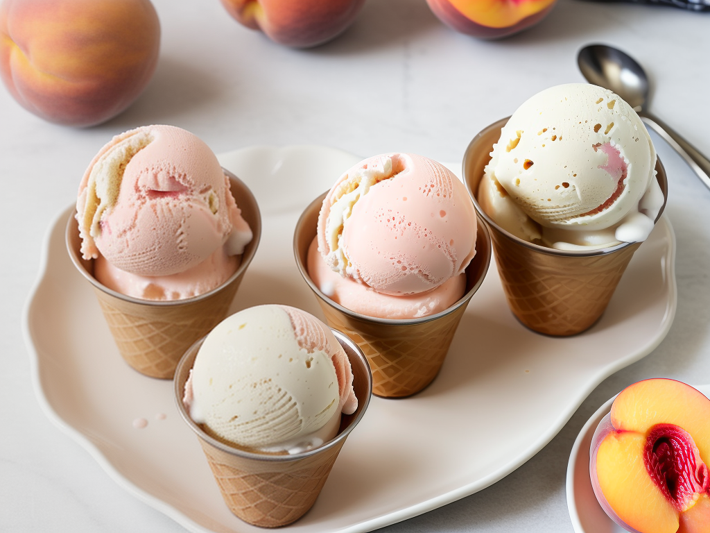 cuisinart peach ice cream recipes