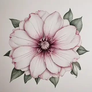 flower drawwing
