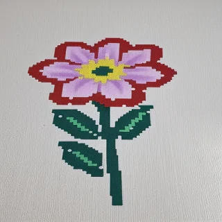 pixel flower