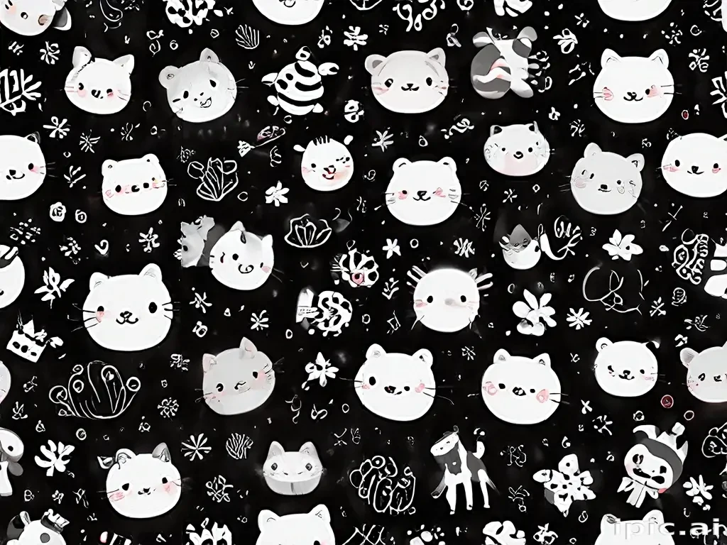 cute backgrounds black