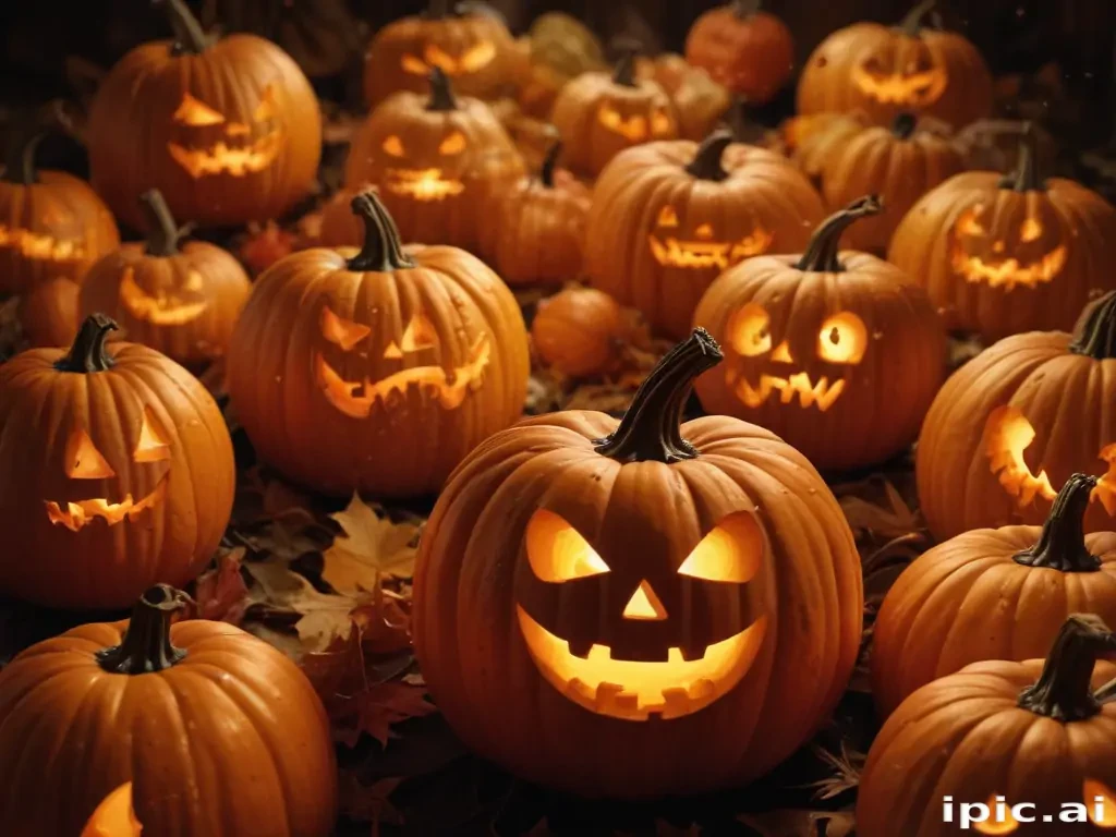 halloween pumpkin background
