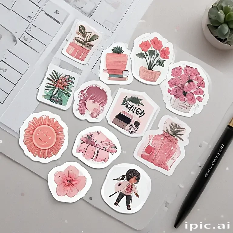 printable sticker aesthetic