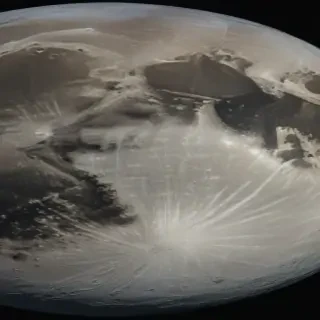 transparent moon