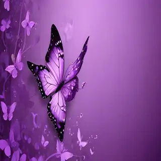purple butterfly background