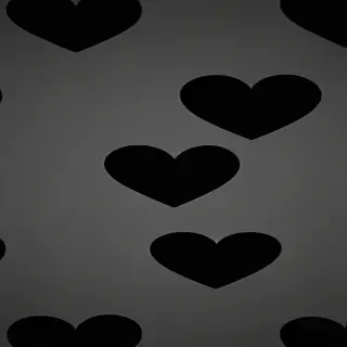aesthetic black heart wallpaper