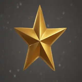 gold star sticker png