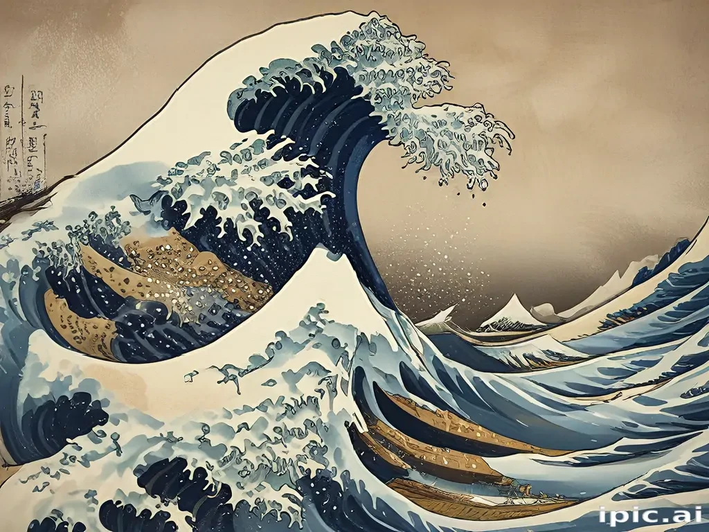 the great wave wallpaper