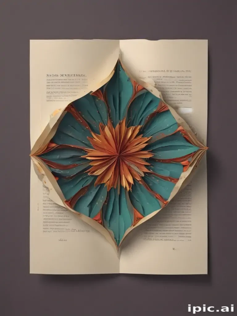 folded paper png