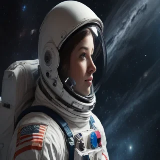 astronaut cartoon