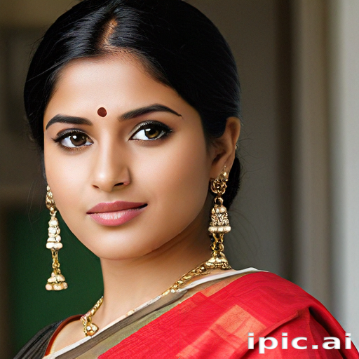 Elegant Indian Woman in Traditional Attire with Stunning Jewelry and ...