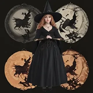 vintage witch images