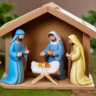 free christmas nativity scene