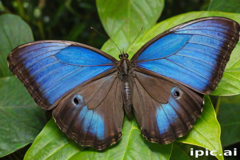 blue morpho butterfly