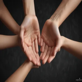 hands reaching out png