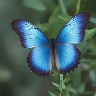 blue butterfly