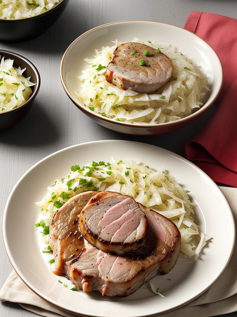 sauerkraut pork chops slow cooker