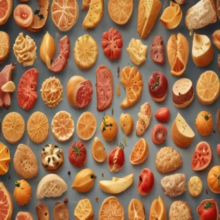 animated food