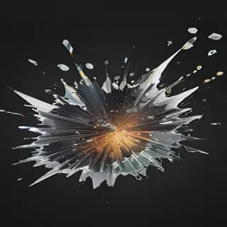 glass shattering png