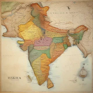 map of india