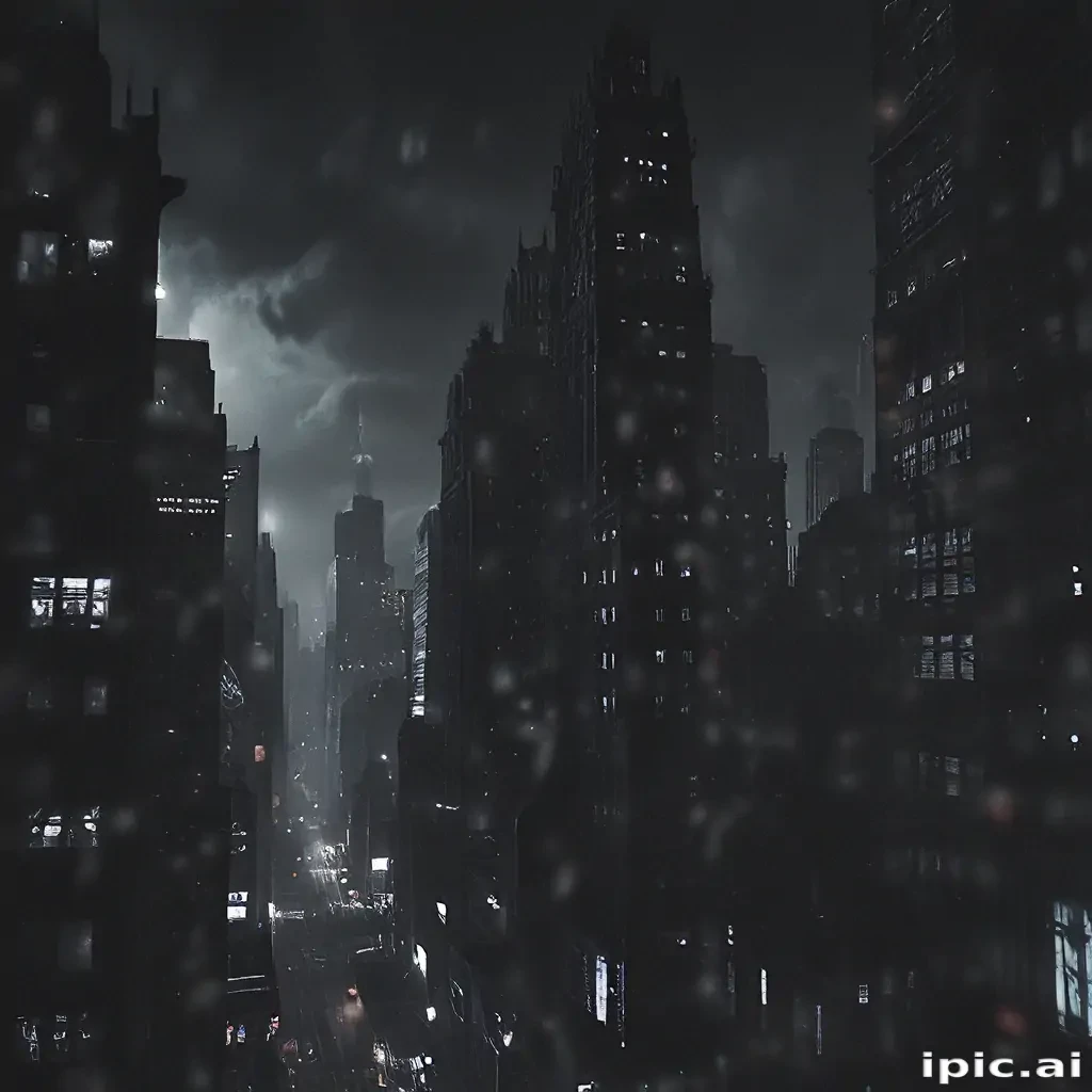 dark city background