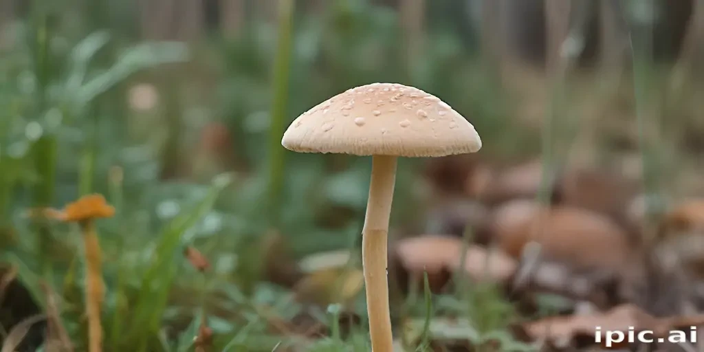 thin stemmed mushroom