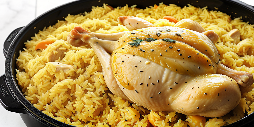 chicken yellow rice slow cooker
