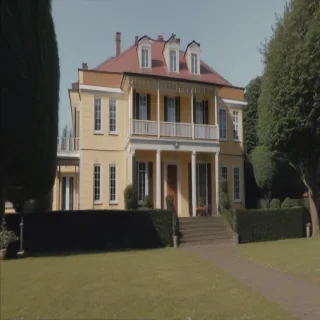 background of the house