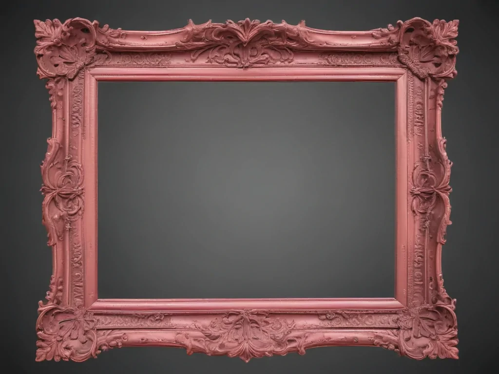 pink frame png
