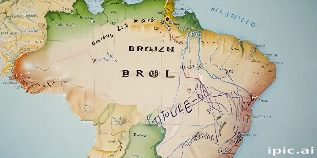 map of brazil