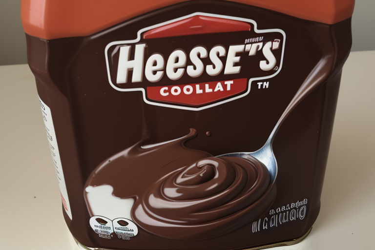 can of hershey's chocolate syrup